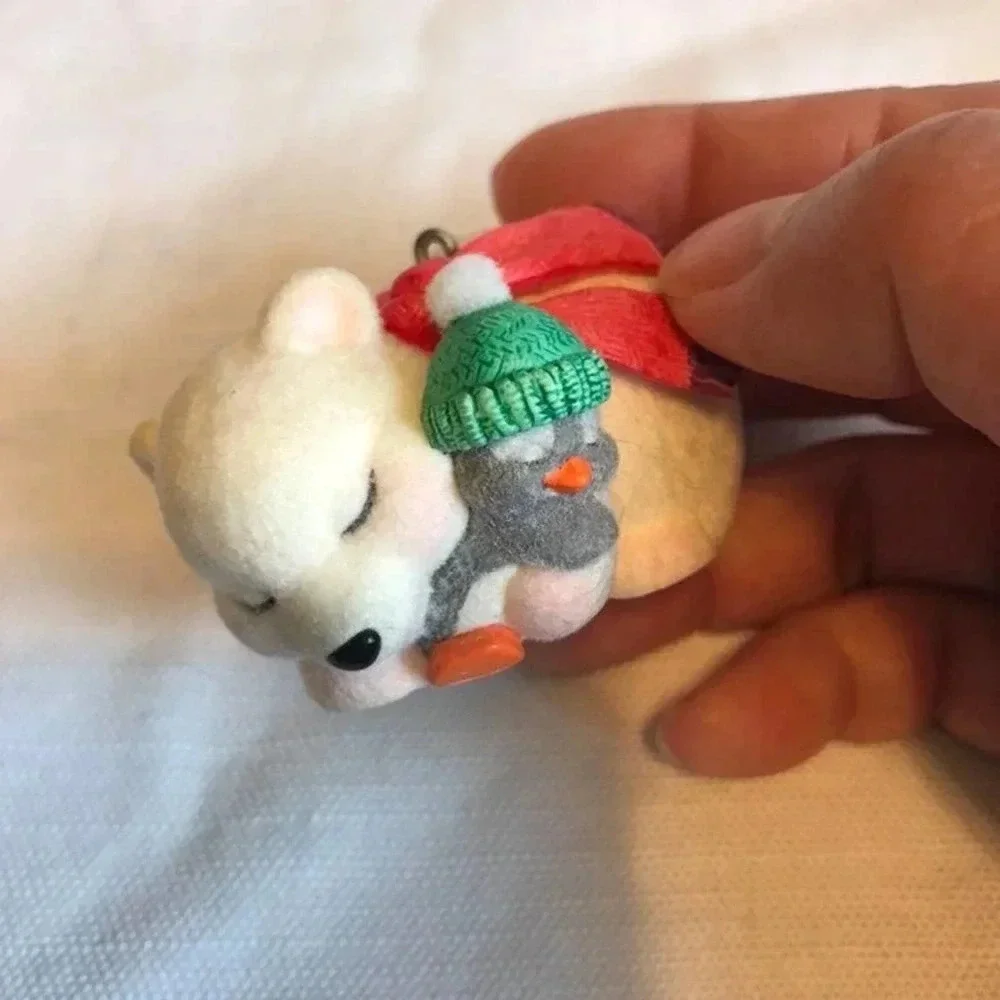 Vintage Hallmark Keepsake Ornament 2001 A little nap Snowball and Tuxedo.
